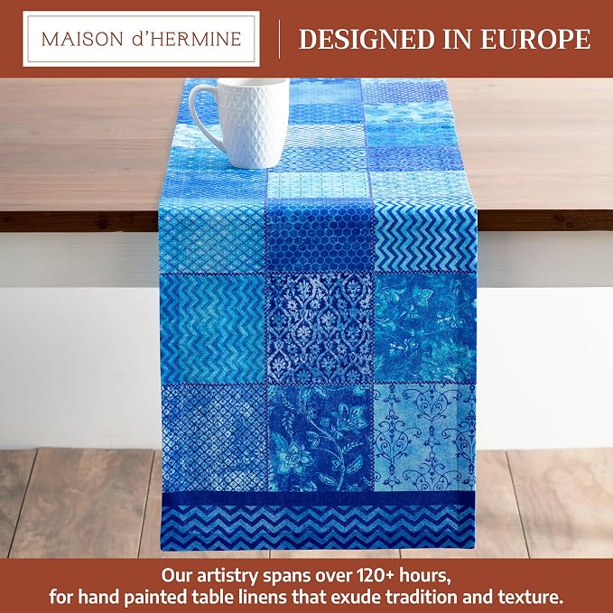 Maison d' Hermine Table Runner 100% Cotton 14.50" x 72" | Table Runners 72 - Image 2