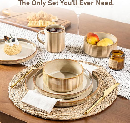 GBHOME Stoneware Dinnerware Sets - Image 5