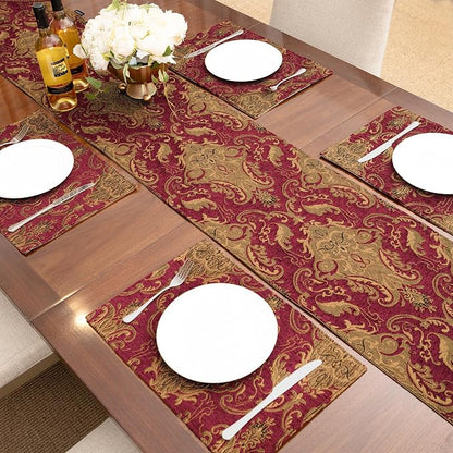 Loom and Mill Luxury Vintage Chenille Table Runner 72 Inches Long, 13x72 inch - Image 3