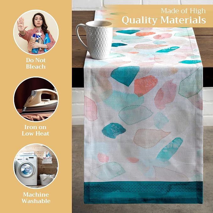 Maison d' Hermine Table Runner 100% Cotton 14.50" x 108" | Table Runners 108 - Image 3