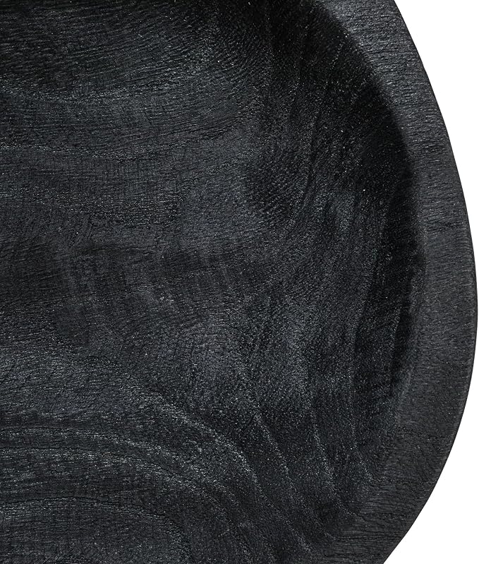 Bloomingville Hand-Carved Paulownia Wood Bowl - Image 2