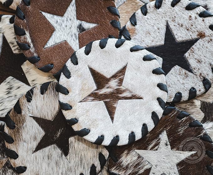 Natural Cowhide Coaster - Image 5