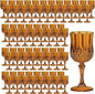 7OZ Plastic Wine Glasses, Reusable Vintage Goblets Unbreakable Drinking Glasses by Unknown
