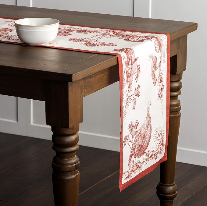 Maison d' Hermine Table Runner 100% Cotton 14.50" x 48" | Table Runners 48 - Image 6