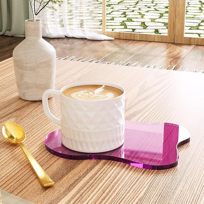 Acrylic Coaster Decorative Plates, Irregular Bar Drink Coaster - Image 4