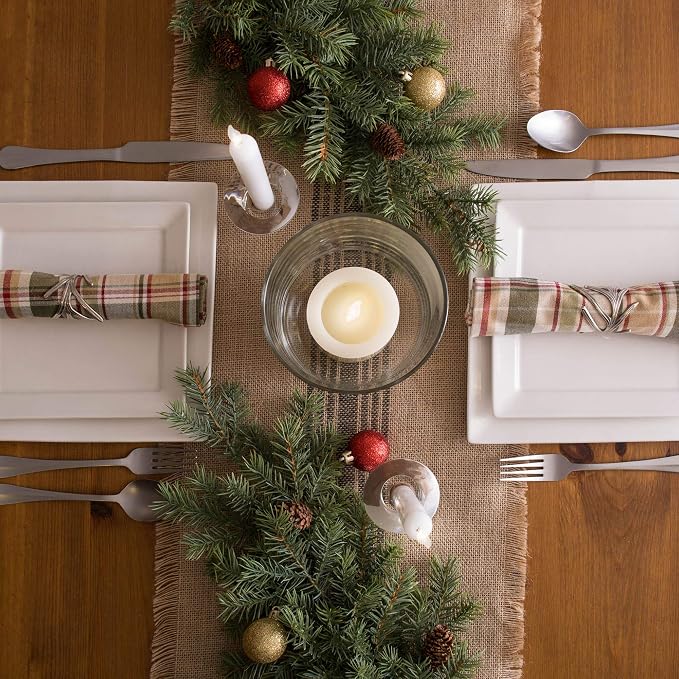 DII Decorative Assorted Silver Napkin Ring Set, One Size - Image 3