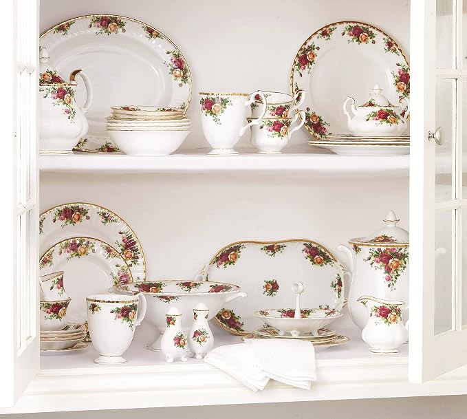 Royal Albert Old Country Roses 9-Piece Tea Set - Image 3