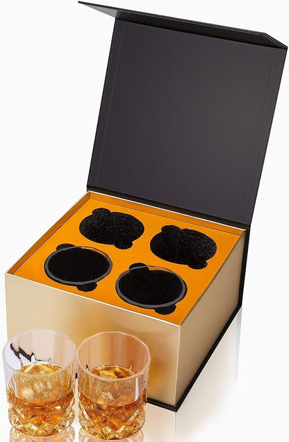 KANARS Old Fashioned Whiskey Glasses - 10 Oz Rocks Barware - Image 2