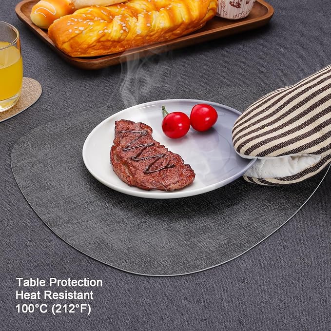 Faux Leather Placemats Set of 4, Dual Sided - Image 4