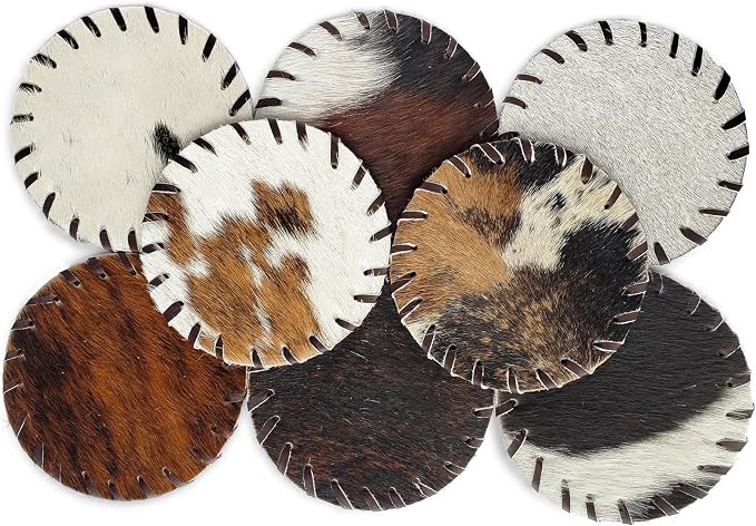Natural Cowhide Coaster - Image 9