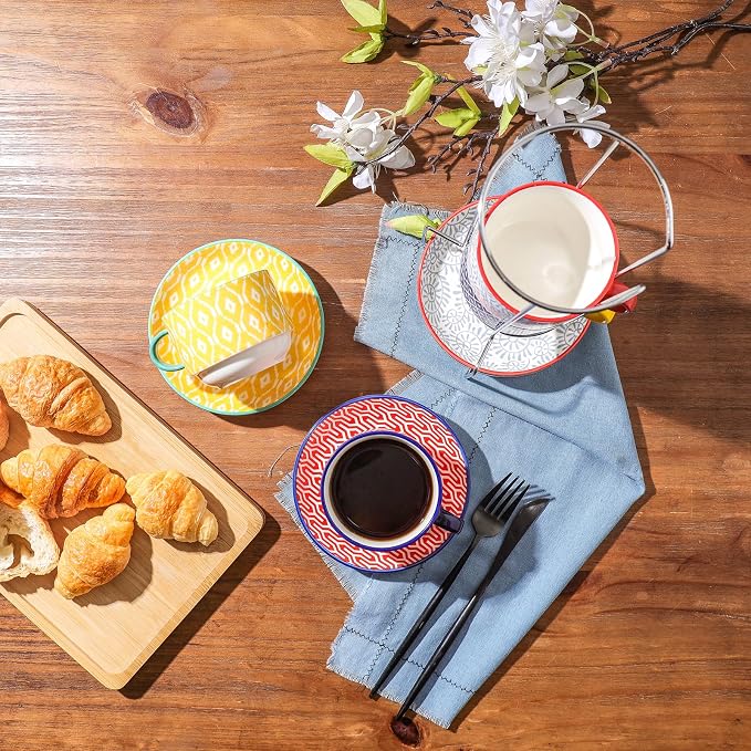 Selamica Ceramic Cappuccino Cups - Image 4