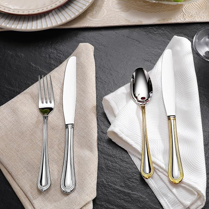 Premium Pearl Edge 4-Piece 6.9-Inch Butter Knife Set | 18/10 Stainless Steel - Image 7