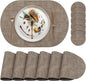 Faux Leather Placemats Set of 6 by yuuzue