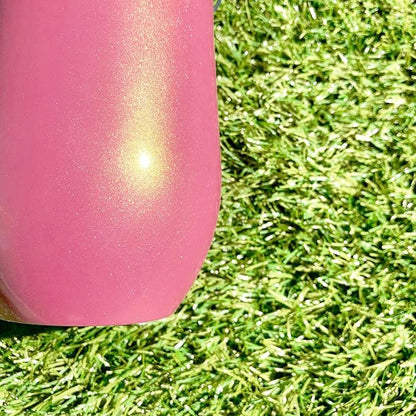 CHILLOUT LIFE 12 oz Stainless Steel Tumbler with Lid & Gift Box - Wine Tumbler Double Wall Vacuum Insulated Travel Tumbler Cup for Coffee, Wine, Cocktails, Ice Cream - PINK SPARKLE