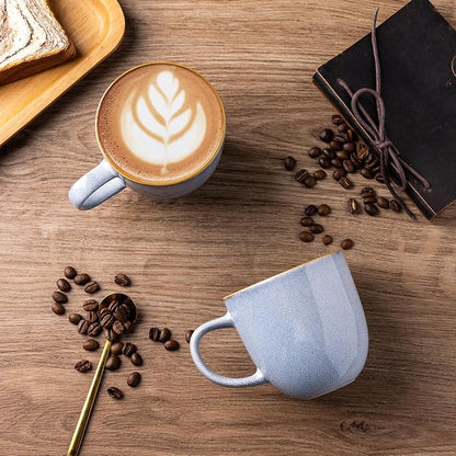 AmorArc 12oz Coffee Mugs, Ceramic Coffee Mugs set of 6 - Image 3