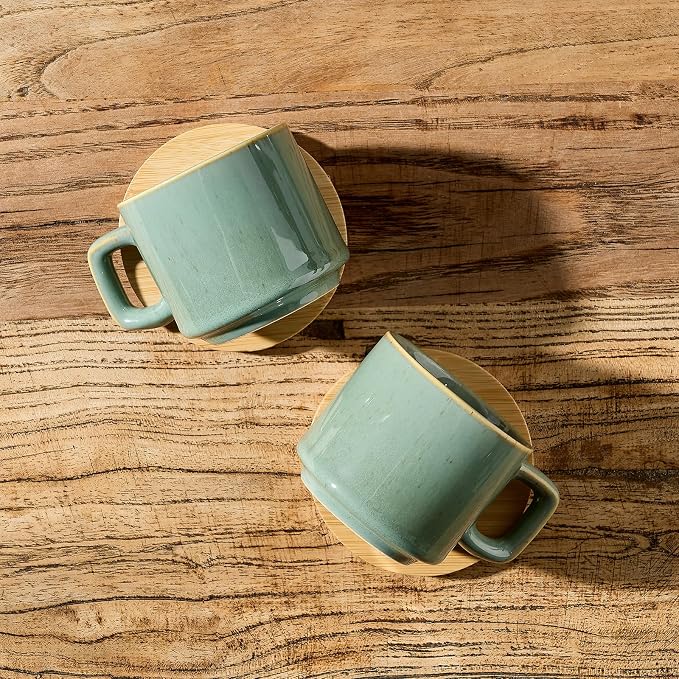 LUKA Porcelain Stackable Espresso Cups - Image 2