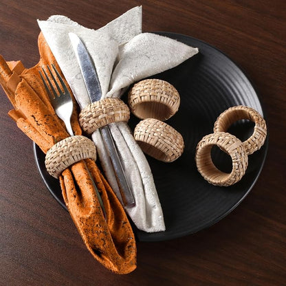 ALPHA Living HOME Napkin Rings Set of 12 - Image 3