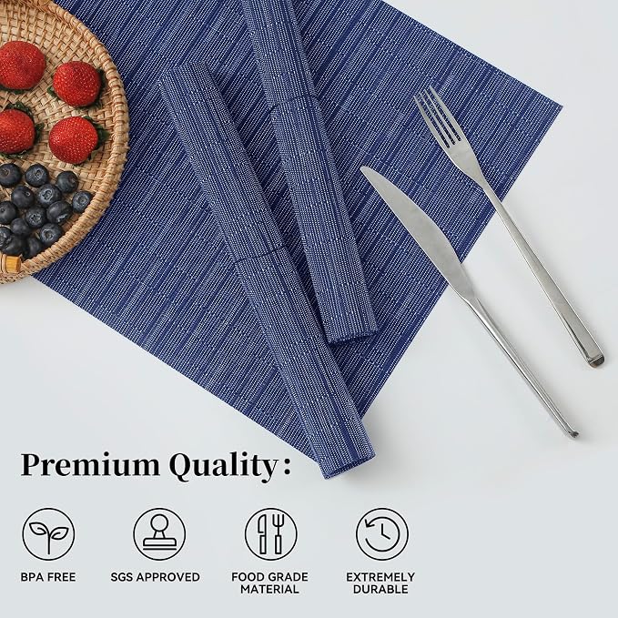 Leetaltree Blue Placemats Set of 4 - Image 2