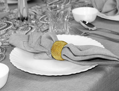 COTTON CRAFT Glitz Handmade Beaded Napkin Rings - Image 8