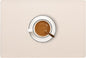 Set of 6 Faux Leather Placemats, PU Table Mats, Waterproof, Stain Resistant, Heat Resistant, Non-Slip Easy to Clean for Kitchen Dining Table,Conference Table, Beige