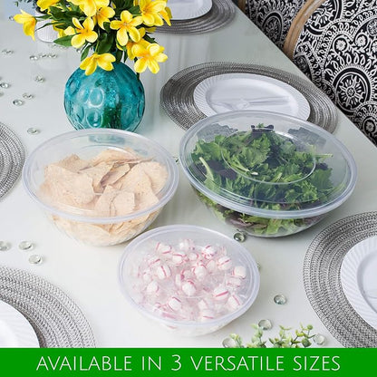 2 Swts Disposable Round Crystal Clear Serving Bowls - Image 6