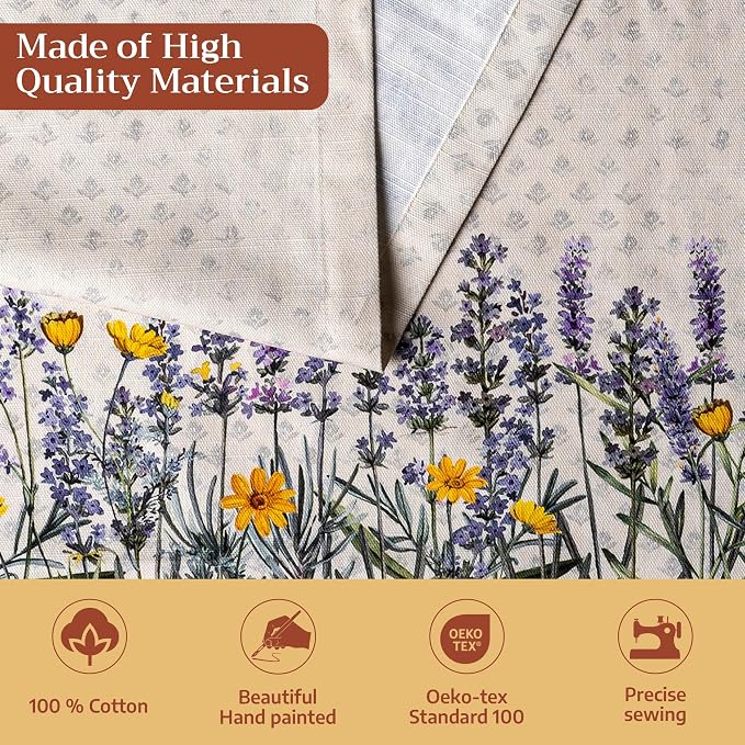 Maison d' Hermine Table Runner 100% Cotton 14.50" x 72" | Table Runners 72 - Image 3