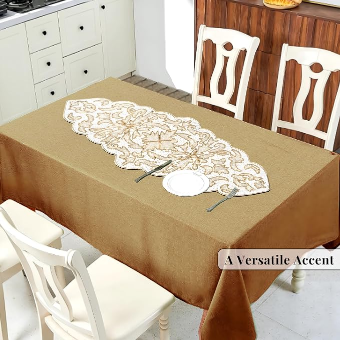 Beaded Table Runner, 13x36 | Glass beads, polyester backing, handcrafted - Image 5