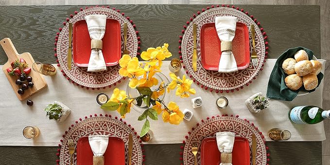DII Chambray Kitchen, Tabletop Collection, 14x108 Table Runner - Image 5