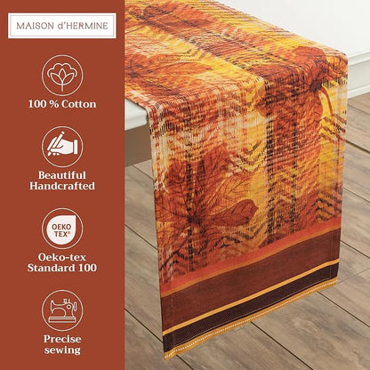 Maison d' Hermine Table Runner 100% Cotton 14.50" x 108" | Table Runners 108 - Image 2