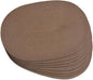 Noctiflorous Oval Braided Placemats Set of 8 Woven 12x18 Inch Non Slip Washable Heat Resistant Place Mats Round Tablemats for Dining Kitchen Party Daily Table Decor Dinner Mats (Solid Brown, 8)