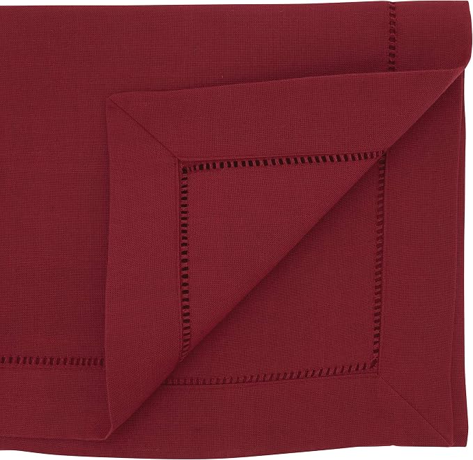 SARO LIFESTYLE Hemstitched Border Table Runner - Image 2