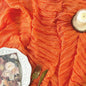 Orange Cheesecloth Table Runner Fall Wedding Bridal Shower Home Decor | 35x120 by FEXIA