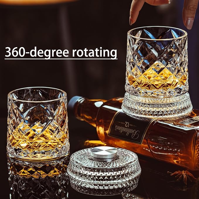 Spinning Whiskey Glasses Set of 4 - Image 7