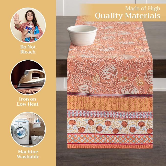 Maison d' Hermine Table Runner 100% Cotton 14.50" x 108" | Table Runners 108 - Image 3