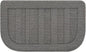 BEQHAUSE 30x18 Inch Kitchen Rug Mat Durable Kitchen Rugs Non-Slip Washable Absorbent Kitchen Mats for Floor Dirt-Resistant Semicircular Kitchen Mat (Grey)