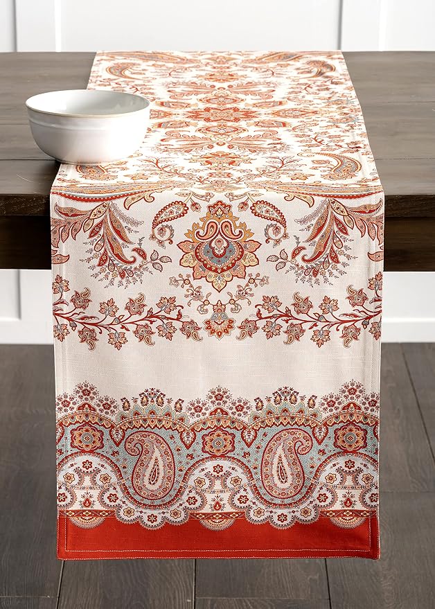 Maison d' Hermine Table Runner 100% Cotton 14.50" x 72" | Table Runners 72 - Image 9