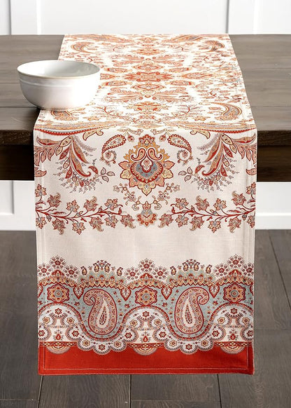 Maison d' Hermine Table Runner 100% Cotton 14.50" x 72" | Table Runners 72 - Image 9