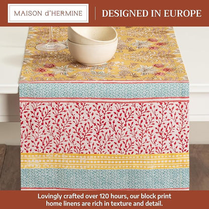 Maison d' Hermine Table Runner 100% Cotton 14.50" x 108" | Table Runners 108 - Image 2