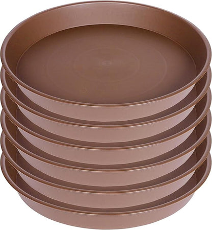 2 Pack of 10 inch Plant Saucer Gray, Heavy Duty Plastic Plant Saucer 10 inch - Image 8
