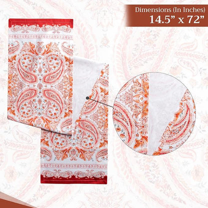 Maison d' Hermine Table Runner 100% Cotton 14.50" x 72" | Table Runners 72 - Image 6