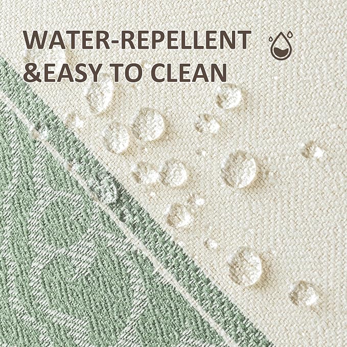 14x18 Botanical Placemats Waterproof Floral Vine Boho Mats | Tired of messy - Image 4