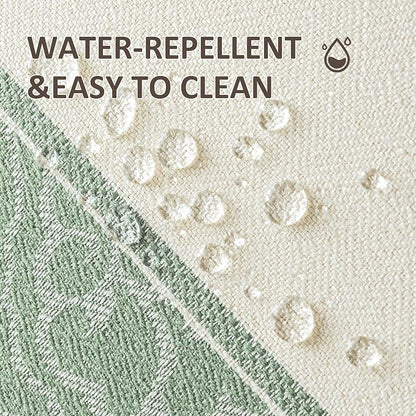 14x18 Botanical Placemats Waterproof Floral Vine Boho Mats | Tired of messy - Image 4
