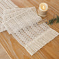 Keketoarrange Boho Macrame Table Runner 12x36 Inch | Woven Burlap Rustic Runner by KEKETOARRANGE