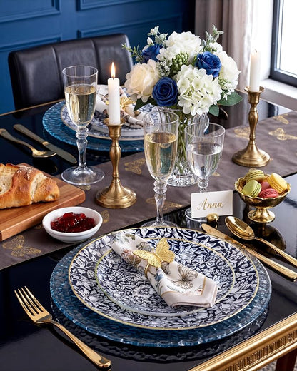Blue Plastic Plates, anniversaries, or party. - Image 5