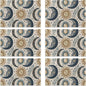 Sun Moon Stars Placemats, Boho Celestial Placemats 12x18 Inch Waterproof Non-Slip Washable Table Mats for Kitchen Dining Party Table Decor,Set of 6