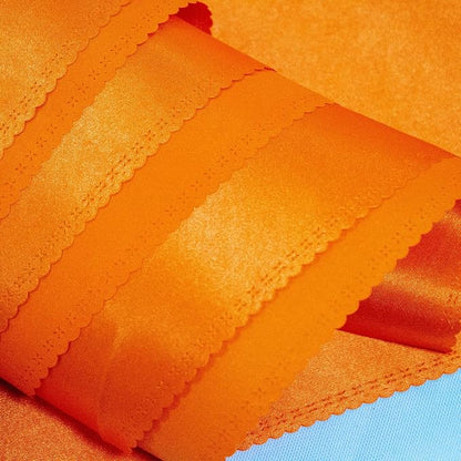 Orange Table Runners, 12x108 Inches, 6 Pack | Bright Satin, Silk and Smooth - Image 4