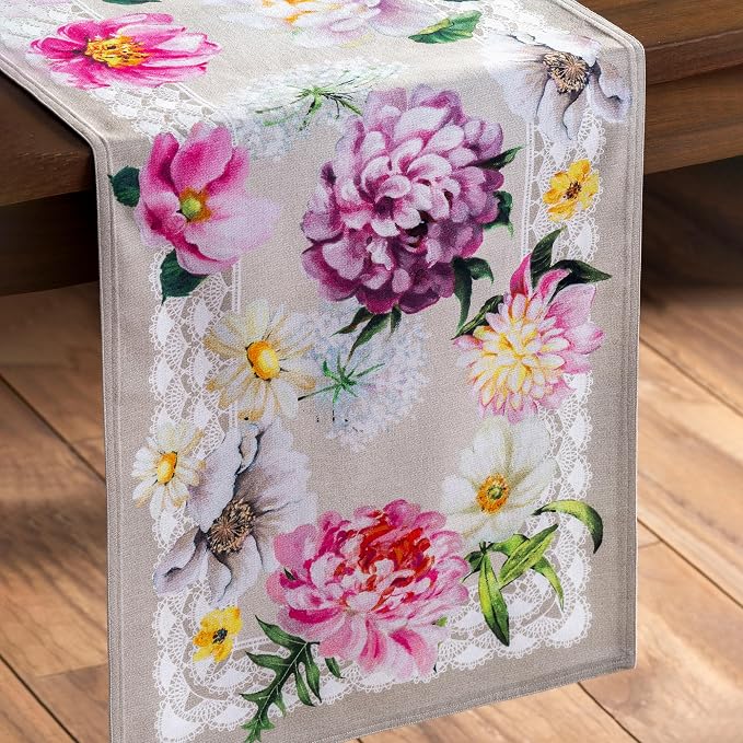 Maison d' Hermine Table Runner 100% Cotton 14.50" x 72" | Table Runners 72 - Image 9