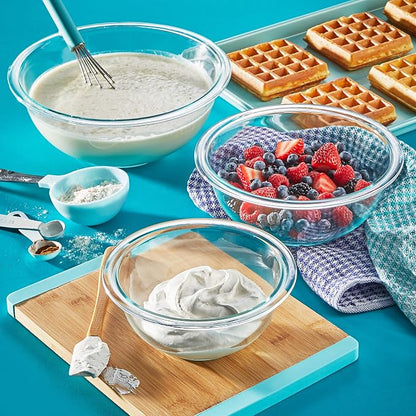 Pyrex Essentials Glass Mixing Bowls Set - Image 5