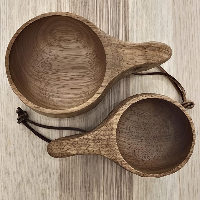 überleben | Kuksa Wooden Cup – Handcarved 8oz Coffee Mug, Bowl - Image 3