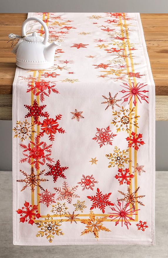 Maison d' Hermine Table Runner 100% Cotton 14.50" x 108" | Table Runners 108 - Image 9
